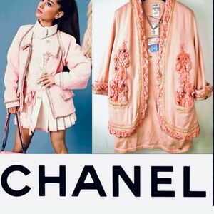 A Chanel festival of pink jacket fits size10/12 absolutely gorgeous